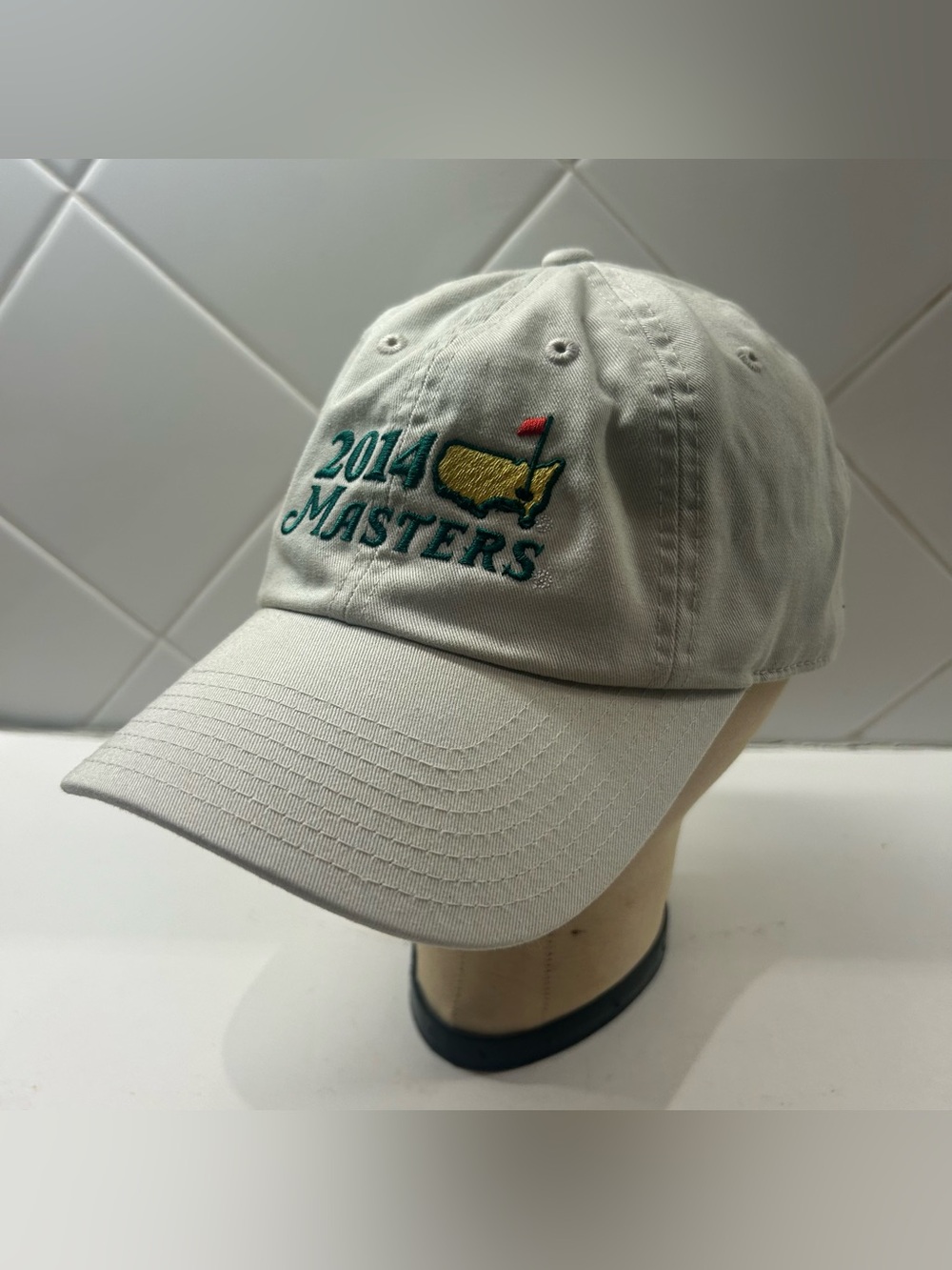 Masters Hat Cap Strap Back White Augusta National 2014 Golf Mens PGA
